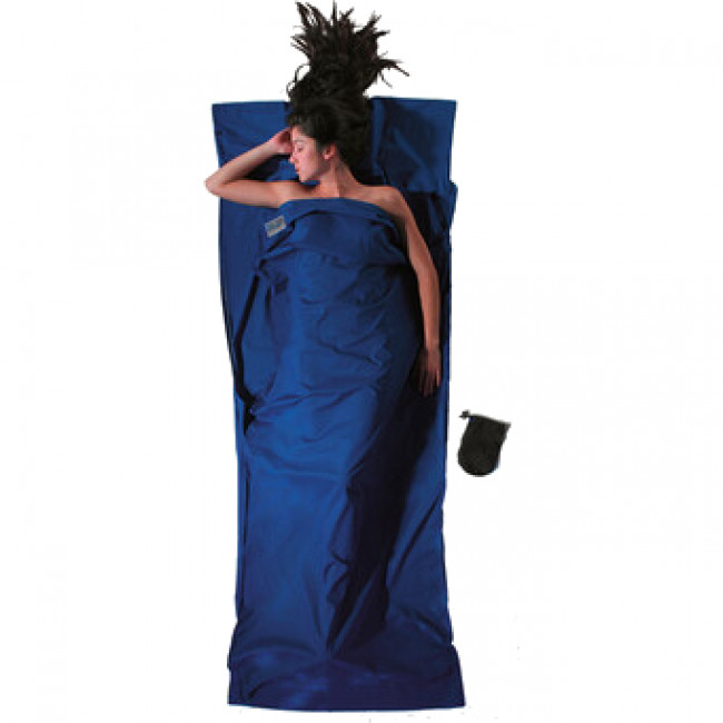 Cocoon TravelSheet,100% Cotton, Sovepose, ultramarine blue Cocoon TravelSheet,100% Cotton, Sovepose, ultramarine blue