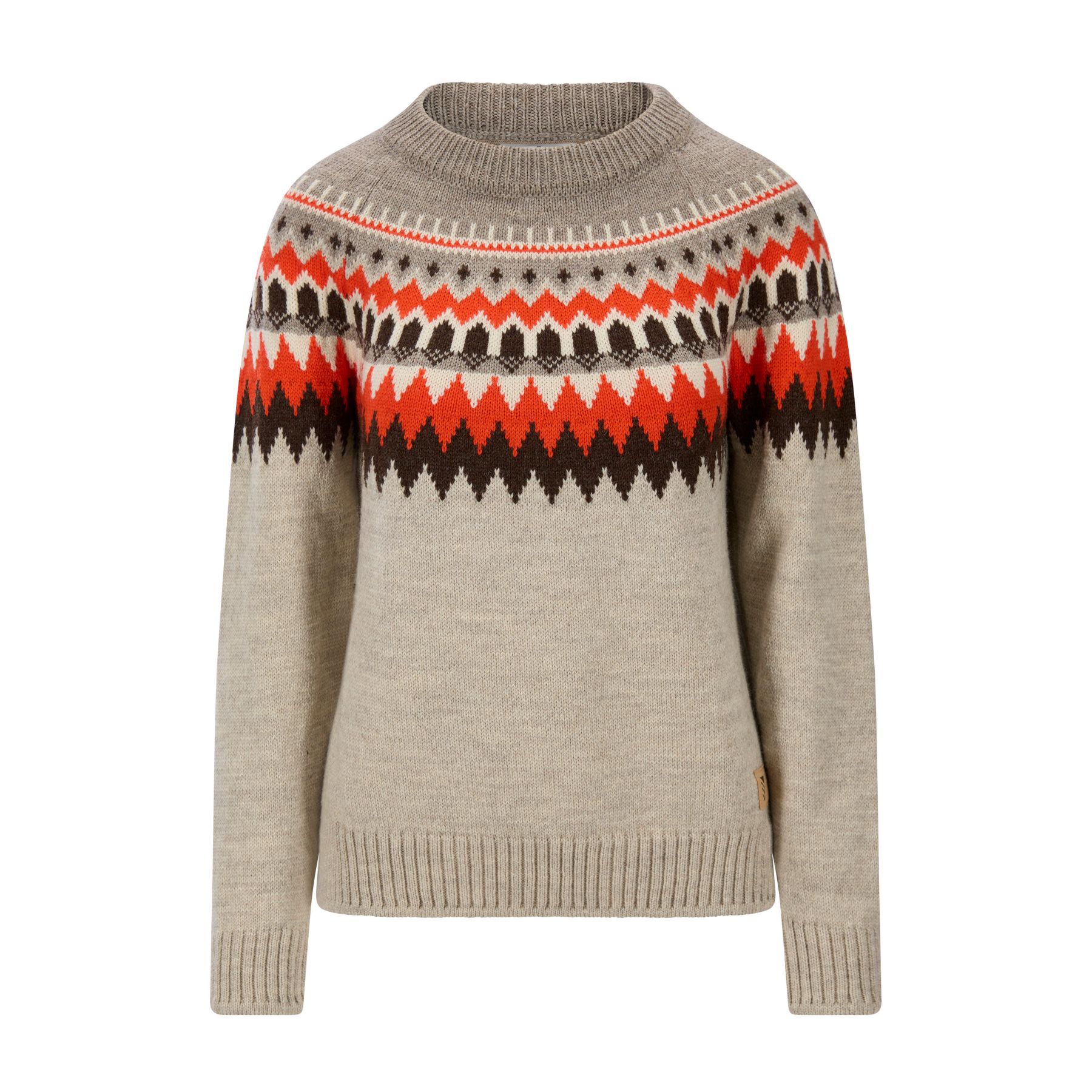 Dale of Norway Losna Feminine Sweater, fleecetrøje, dame, beige/brun Dale of Norway Losna Feminine Sweater, fleecetrøje, dame, beige/brun