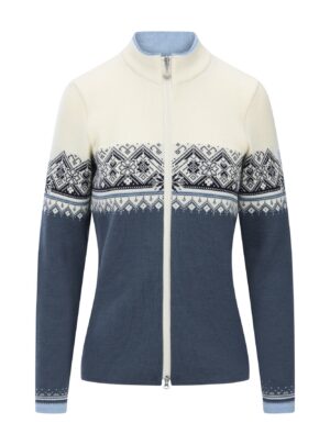 Dale of Norway Moritz Fem. Jacket, fleecetrøje, dame, offwhite/navy
