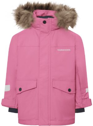 Didriksons Bjärven 5, parka, børn, lyserød