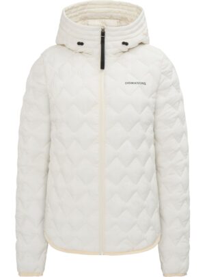 Didriksons Evelyn, fiberdunjakke, dame, white foam