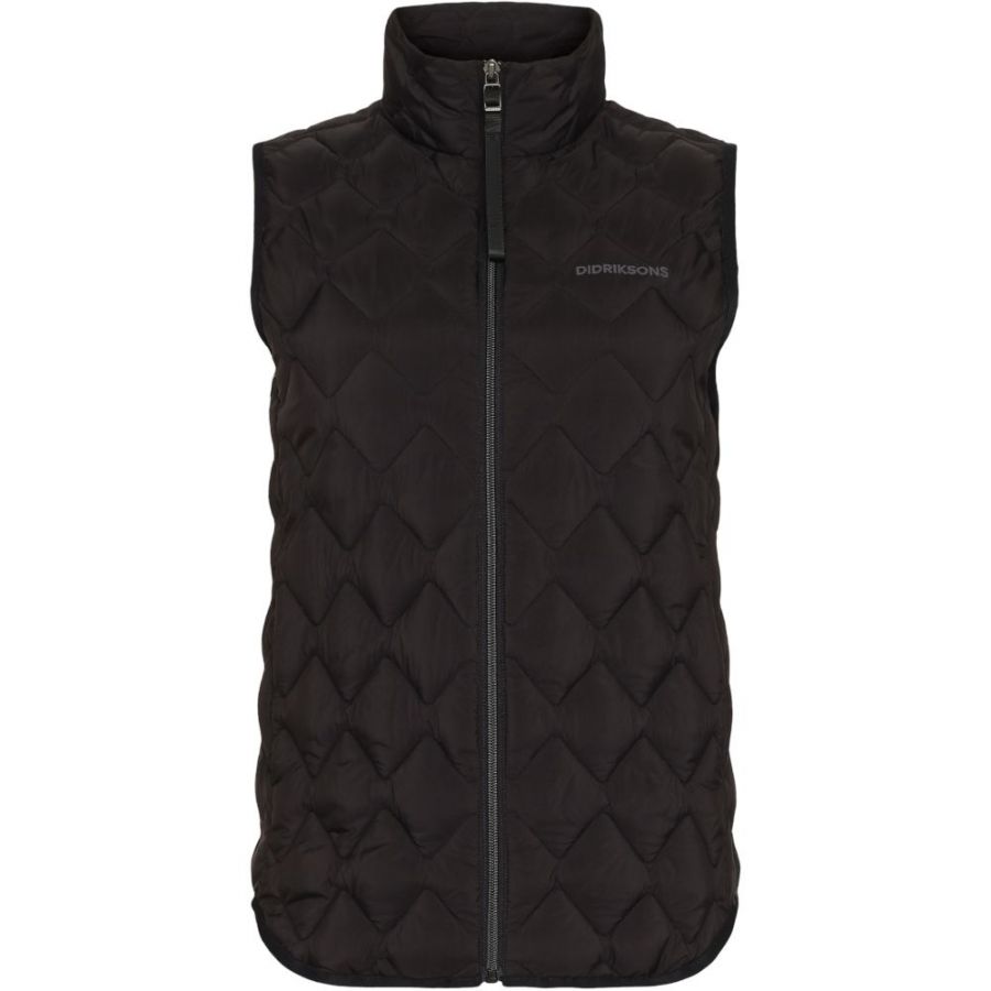 Didriksons Evy, fiberdunvest, dame, sort Didriksons Evy, fiberdunvest, dame, sort