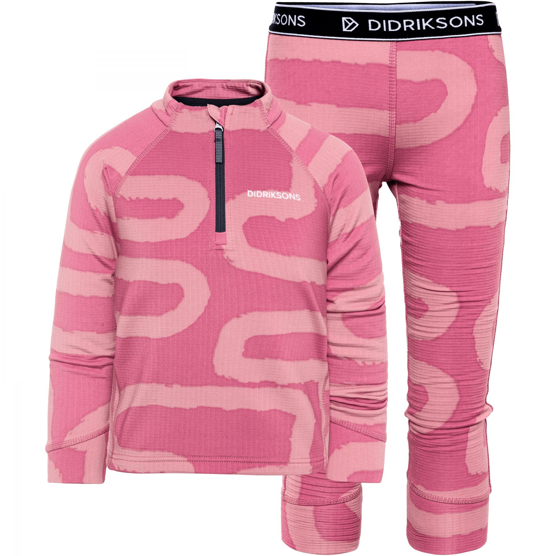 Didriksons Jadis 5, skiundertøjssæt, børn, pink Didriksons Jadis 5, skiundertøjssæt, børn, pink