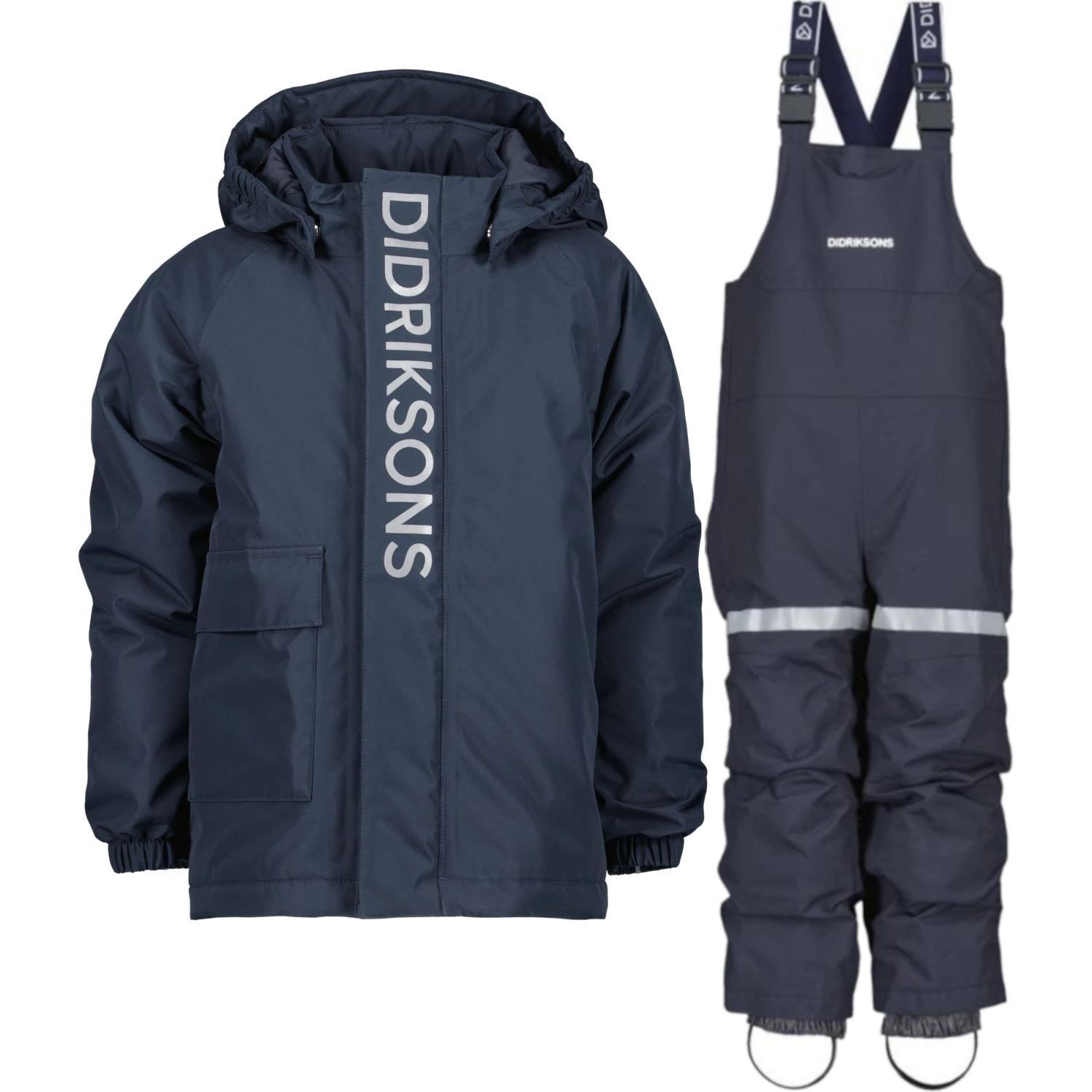 Didriksons Talvi/Bjärven skisæt, junior, navy Didriksons Talvi/Bjärven skisæt, junior, navy