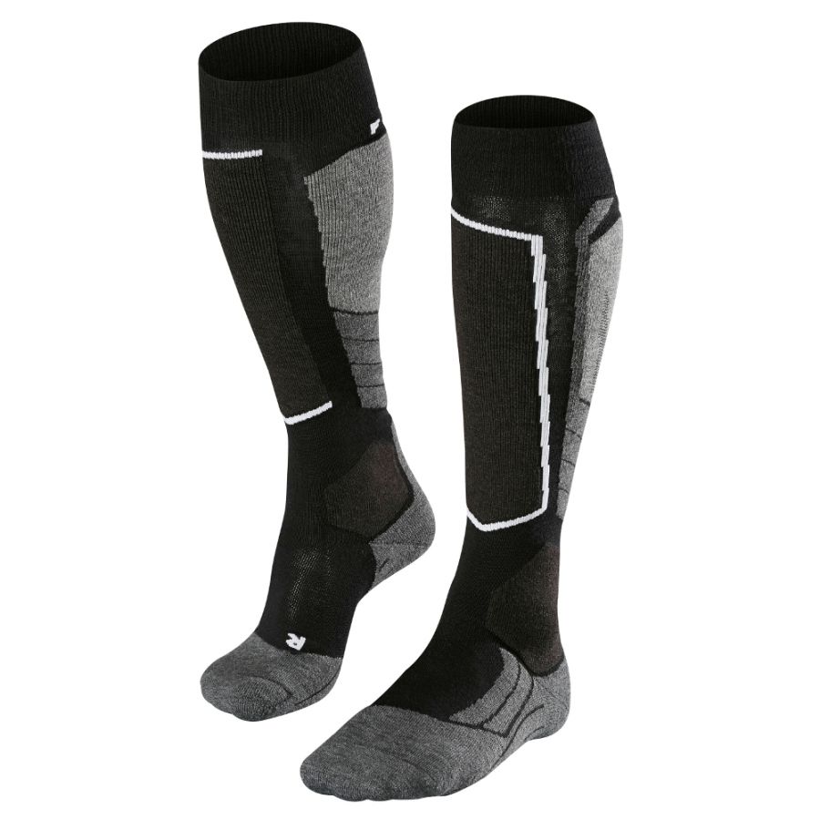 Falke SK2 Wool skistrømper, herre, sort Falke SK2 Wool skistrømper, herre, sort