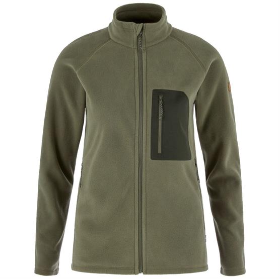 Fjällräven Kaipak Fleece Womens, Laurel Green / Deep Forest Fjällräven Kaipak Fleece Womens, Laurel Green / Deep Forest