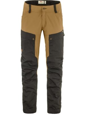 Fjällräven Keb Trousers Reg 2.0 Vandrebukser M Dark Grey - Buckwheat Brown 48