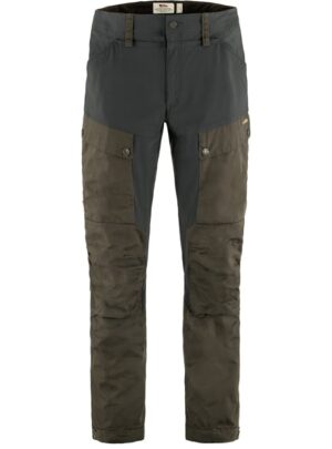 Fjällräven Keb Trousers Reg 2.0 Vandrebukser M Dark Olive - Dark Grey 56
