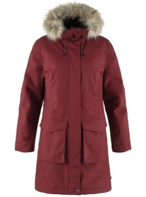 Fjällräven Nuuk Lite Parka Kvinder / Damer-bordeaux red-XS - Vinterjakker