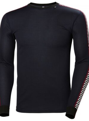 Helly Hansen Dry Stripe Crew, herre, mørkeblå