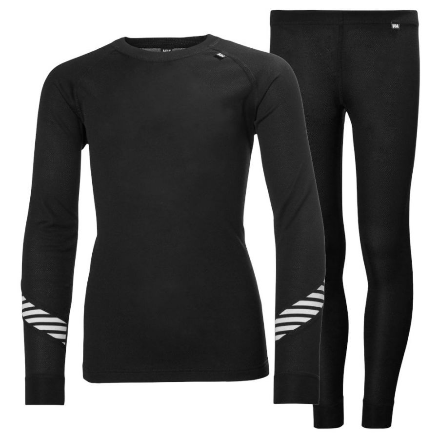 Helly Hansen HH Lifa, sæt, junior, sort Helly Hansen HH Lifa, sæt, junior, sort