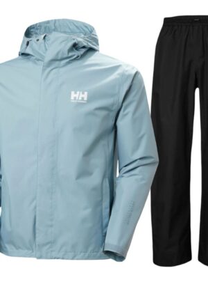 Helly Hansen HH Rain/Seven J regnsæt, herre, sort/blå