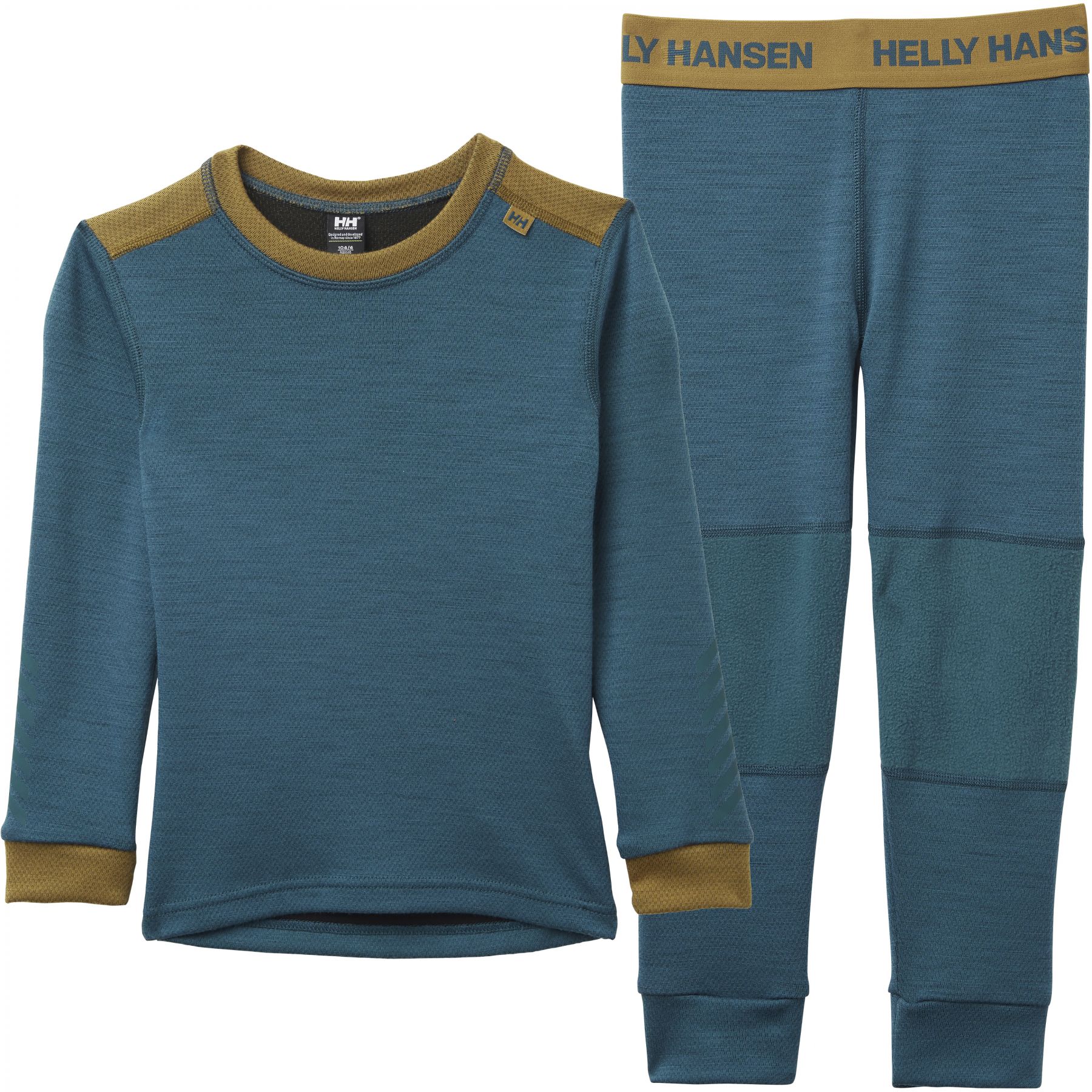 Helly Hansen K Lifa Merino, sæt, junior, mørkegrøn Helly Hansen K Lifa Merino, sæt, junior, mørkegrøn