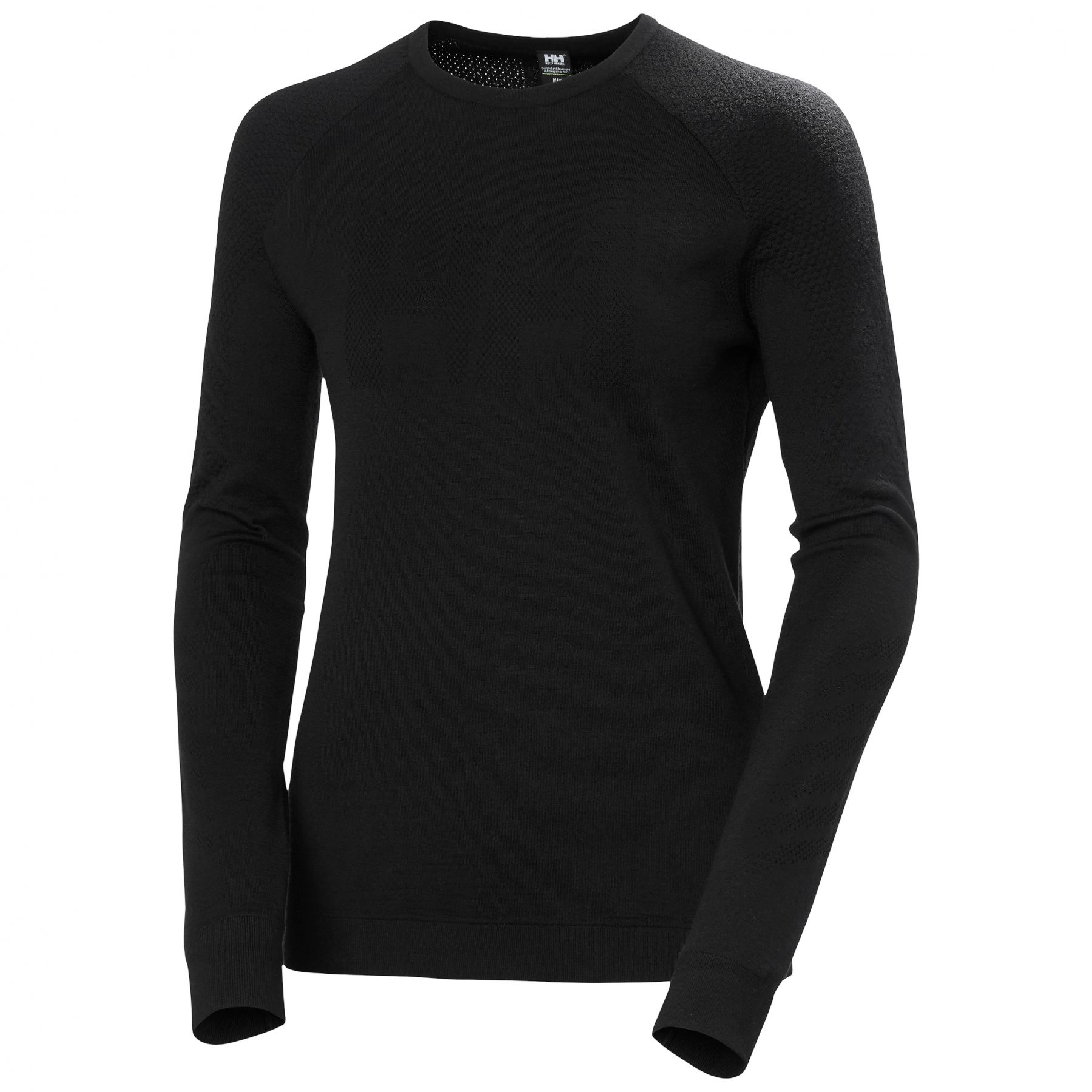 Helly Hansen Lifa Merino Knitevo Crew, dame, sort Helly Hansen Lifa Merino Knitevo Crew, dame, sort