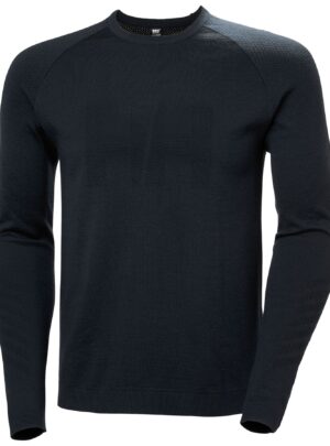 Helly Hansen Lifa Merino Knitevo Crew, herre, sort