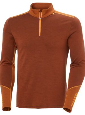 Helly Hansen Lifa Merino Midweight 1/2 Zip, herre, brun