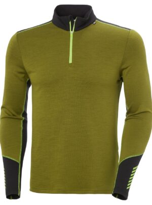 Helly Hansen Lifa Merino Midweight 1/2 Zip, herre, grøn