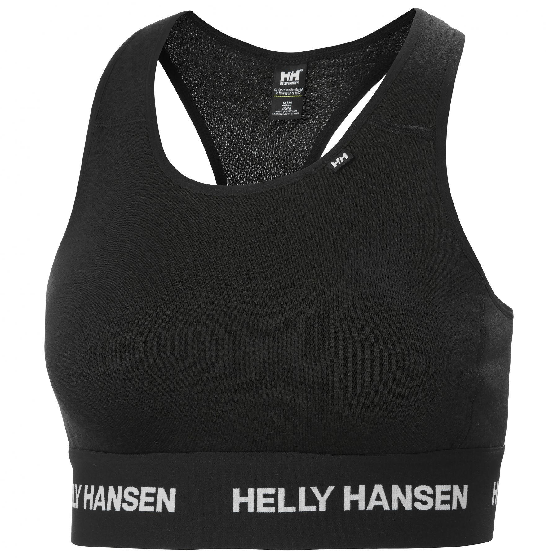 Helly Hansen Lifa Merino Midweight Bra, dame, sort Helly Hansen Lifa Merino Midweight Bra, dame, sort