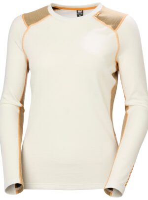 Helly Hansen Lifa Merino Midweight Crew, dame, hvid