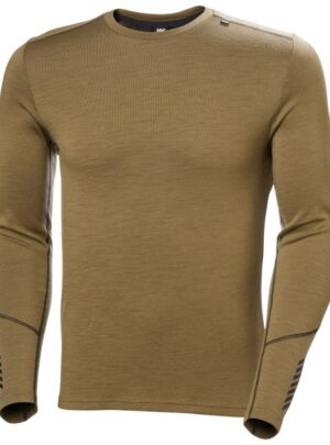 Helly Hansen Lifa Merino Midweight Crew, herre, brun