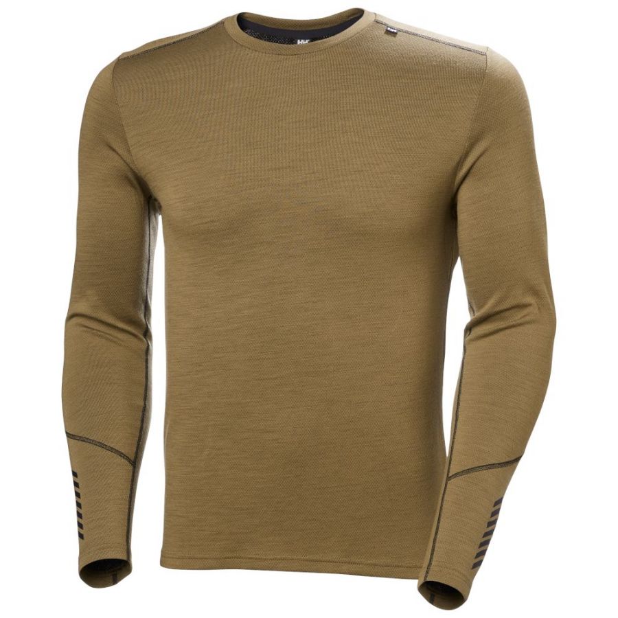 Helly Hansen Lifa Merino Midweight Crew, herre, brun Helly Hansen Lifa Merino Midweight Crew, herre, brun