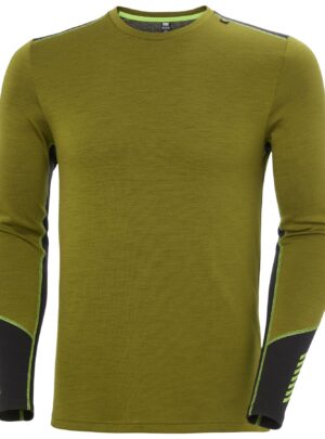 Helly Hansen Lifa Merino Midweight Crew, herre, grøn