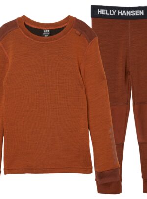 Helly Hansen Lifa Merino, sæt, børn, brun