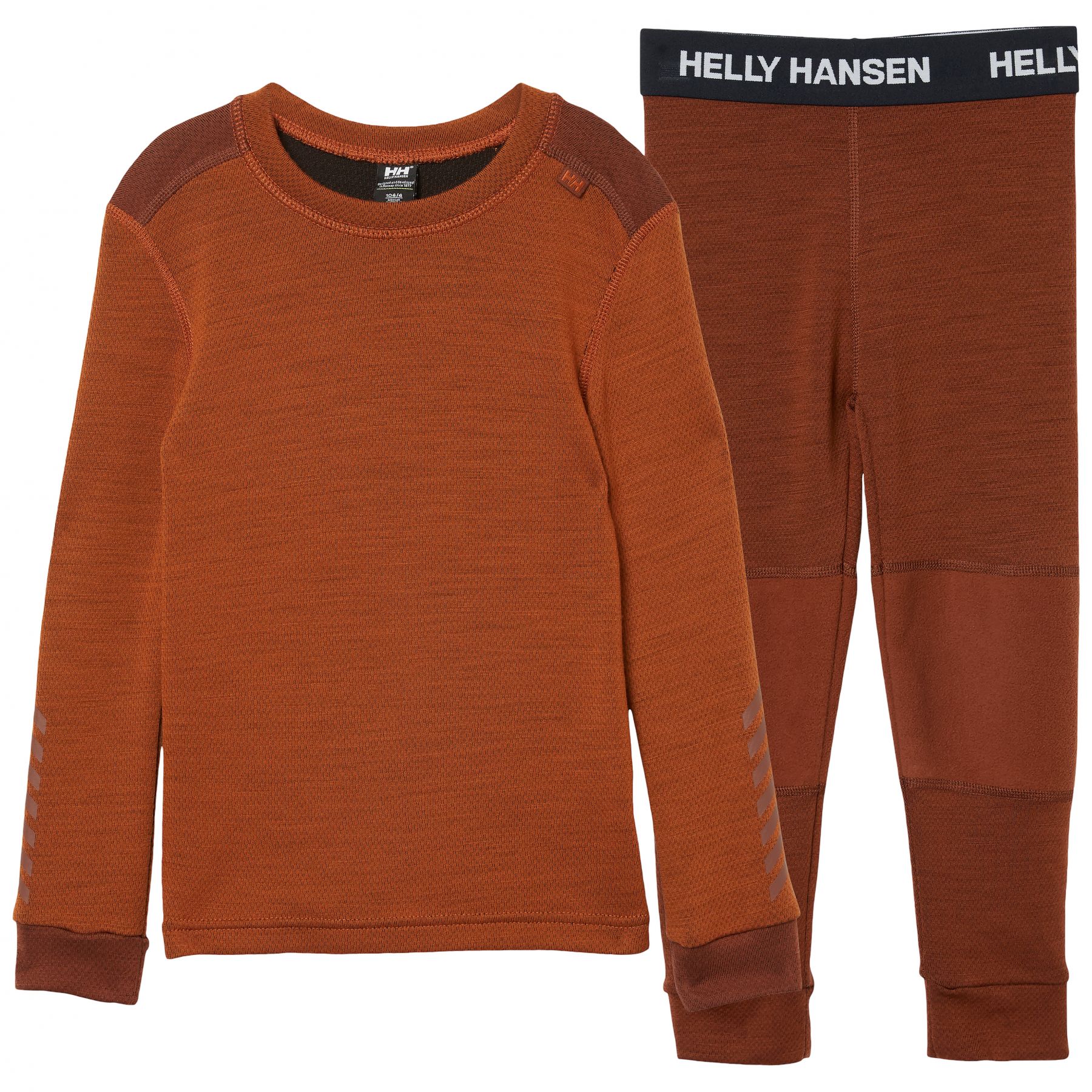 Helly Hansen Lifa Merino, sæt, børn, brun Helly Hansen Lifa Merino, sæt, børn, brun