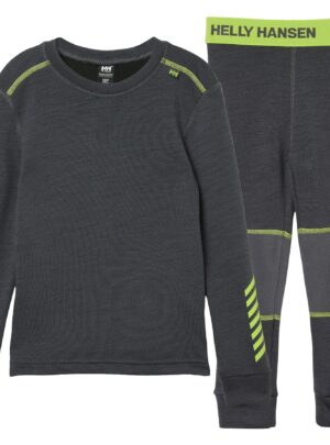 Helly Hansen Lifa Merino, sæt, børn, grå