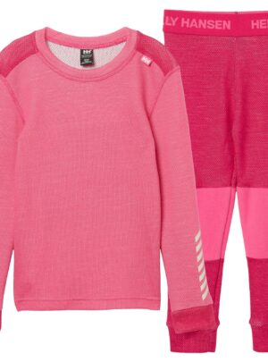 Helly Hansen Lifa Merino, sæt, børn, pink