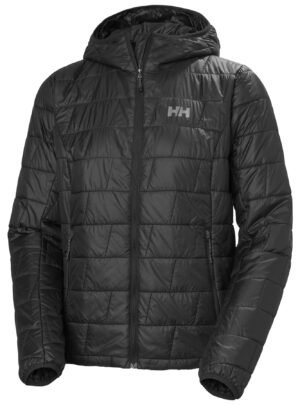 Helly Hansen Lifaloft Hooded, fiberdunjakke, dame, sort