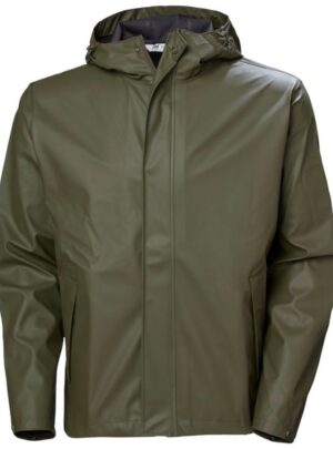 Helly Hansen Moss, regnjakke, herre, mørkegrøn