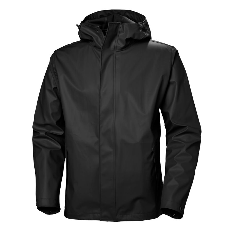 Helly Hansen Moss regnjakke, herre, sort Helly Hansen Moss regnjakke, herre, sort
