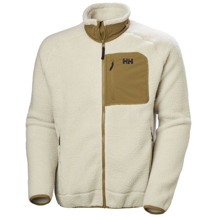 Helly Hansen Panorama Pile Block, fleecejakke, herre, beige Helly Hansen Panorama Pile Block, fleecejakke, herre, beige