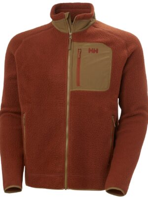 Helly Hansen Panorama Pile Block, fleecejakke, herre, brun