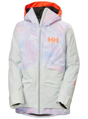 Helly Hansen Powchaser 2.0, skijakke, dame, lysegrøn/lyselilla