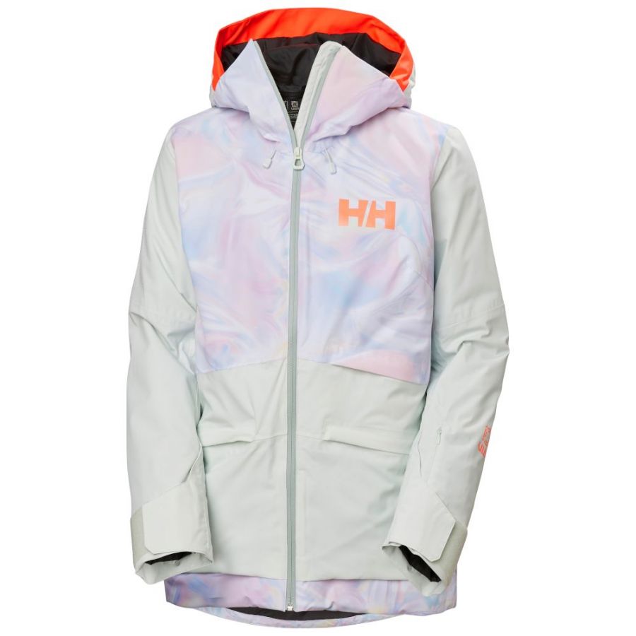 Helly Hansen Powchaser 2.0, skijakke, dame, lysegrøn/lyselilla Helly Hansen Powchaser 2.0, skijakke, dame, lysegrøn/lyselilla