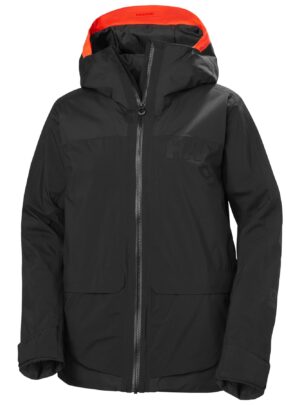 Helly Hansen Powchaser 3.0, skijakke, dame, sort