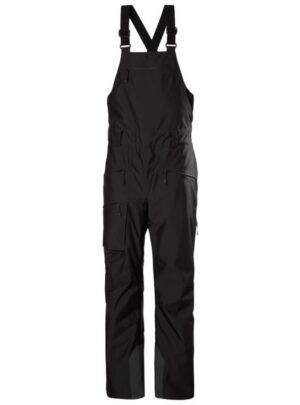 Helly Hansen Powderqueen Bib 2.0, skibukser, dame, sort