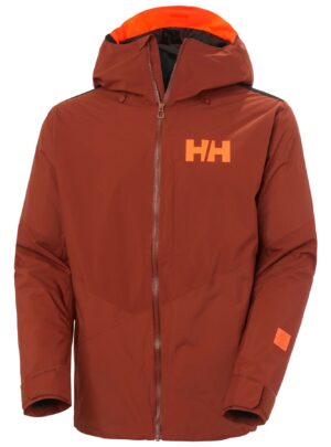 Helly Hansen Powerdreamer 3.0, skijakke, herre, brun