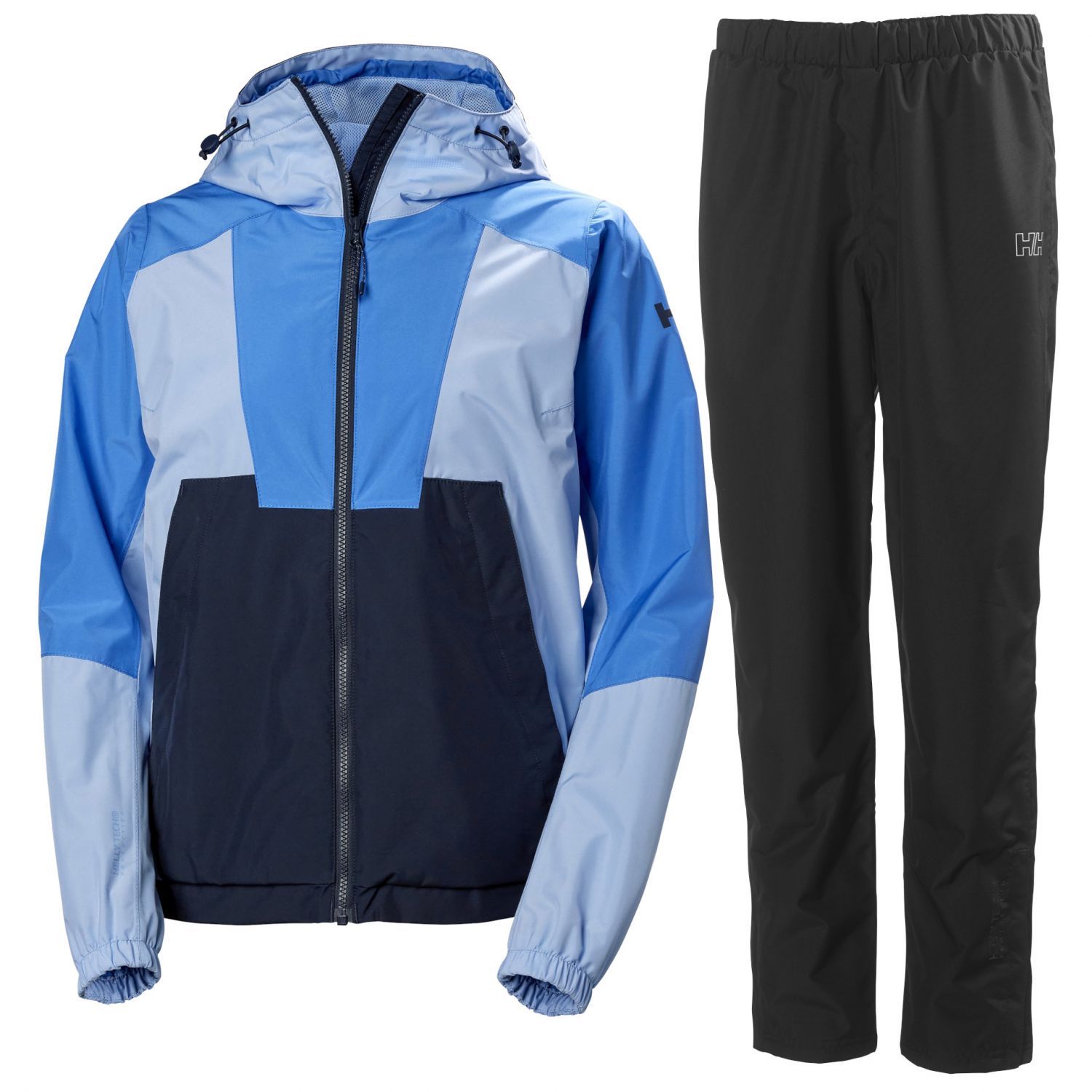 Helly Hansen Rig regnsæt, dame, blå/sort Helly Hansen Rig regnsæt, dame, blå/sort