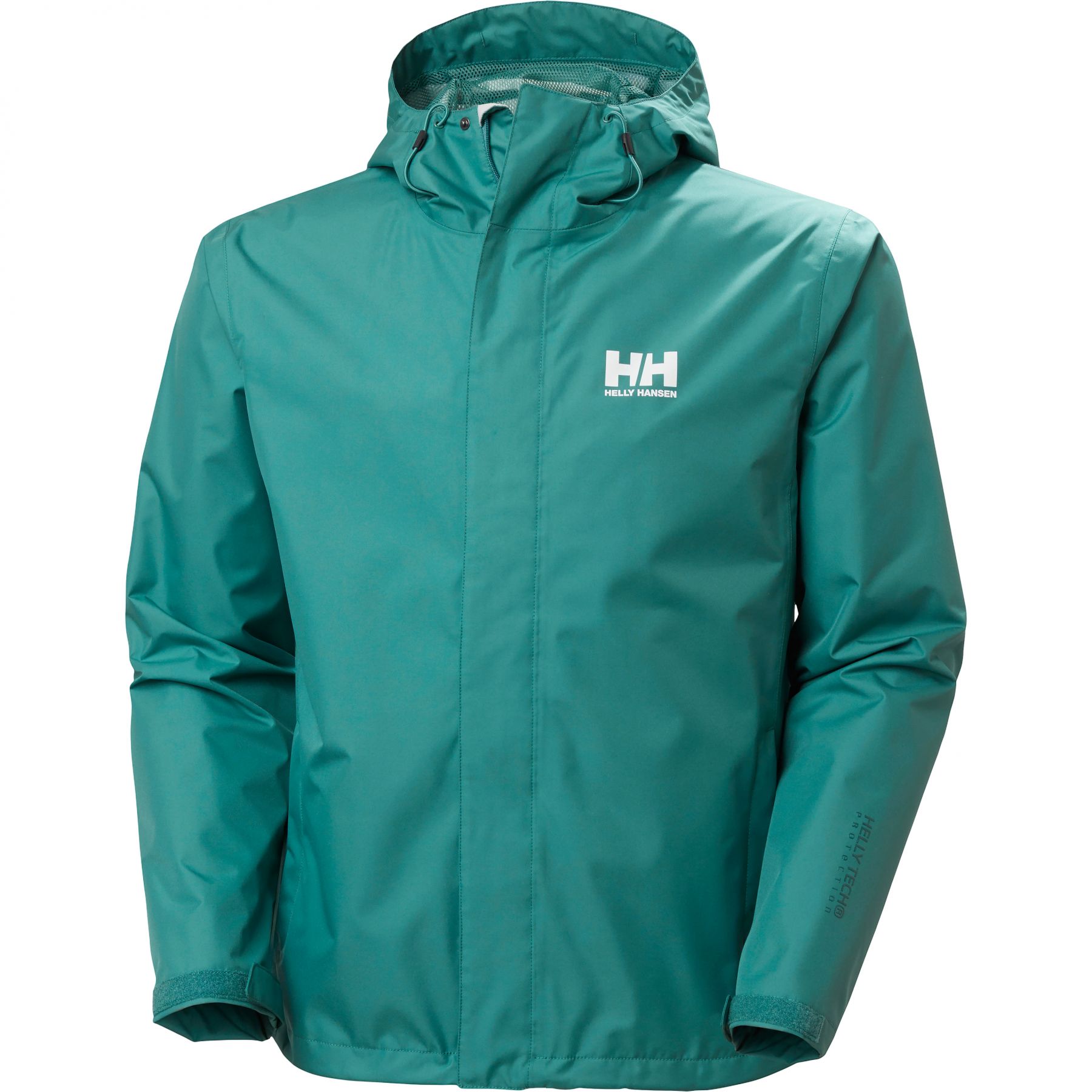 Helly Hansen Seven J, regnjakke, herre, grøn Helly Hansen Seven J, regnjakke, herre, grøn