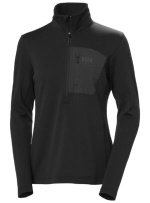 Helly Hansen Versalite 1/2 Zip, fleecetrøje, dame, sort