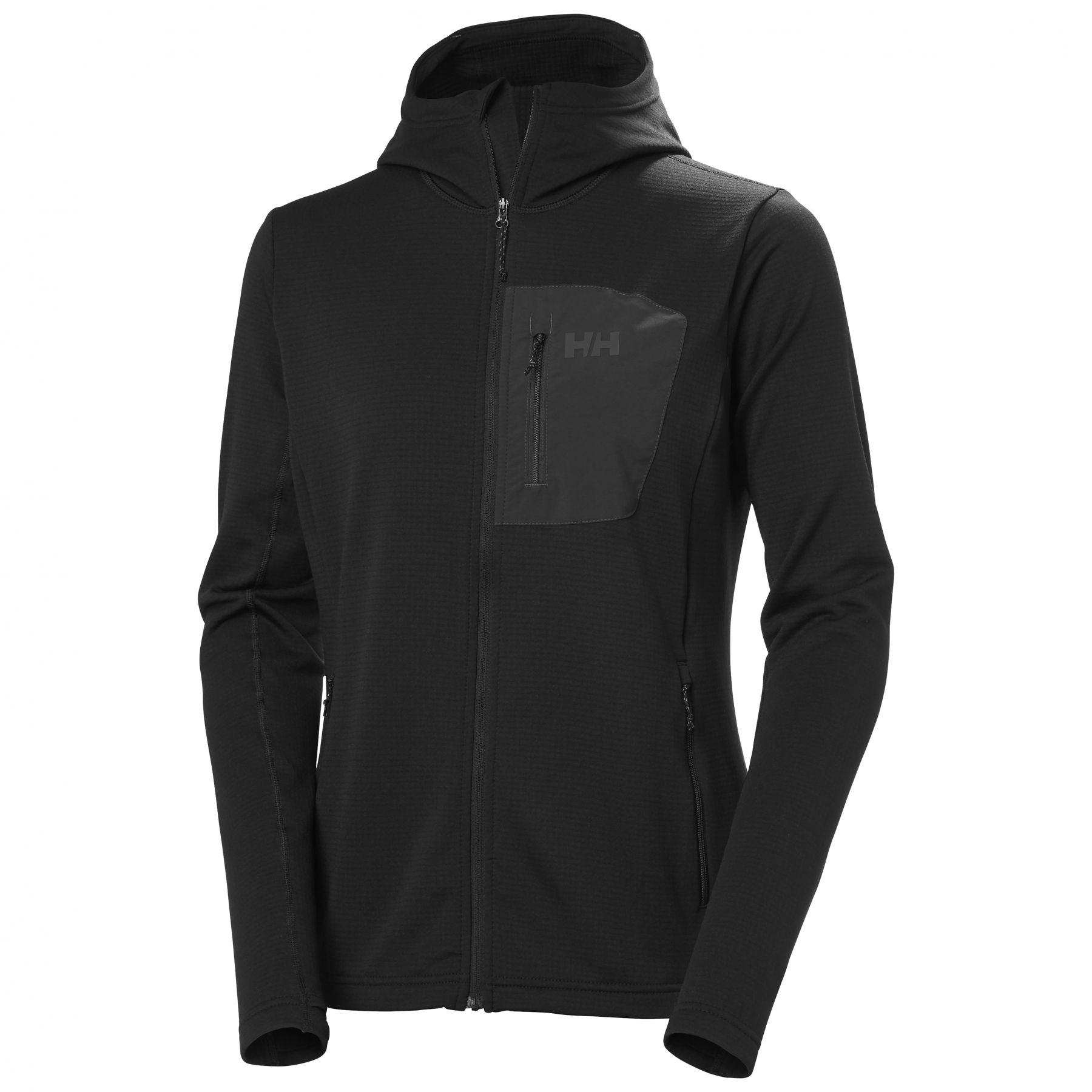 Helly Hansen Versalite Hooded, fleecejakke, dame, sort Helly Hansen Versalite Hooded, fleecejakke, dame, sort