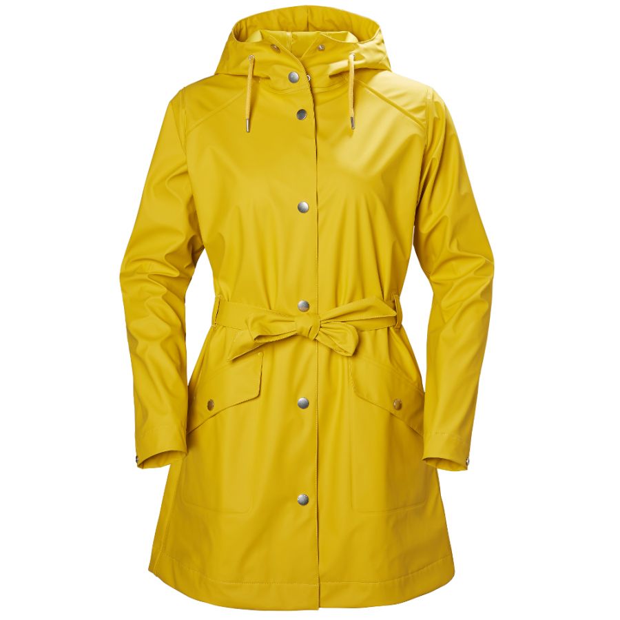 Helly Hansen W Kirkwall II regnjakke, dame, gul Helly Hansen W Kirkwall II regnjakke, dame, gul