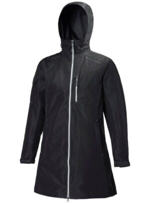 Helly Hansen W Long Belfast Jacket, dame, sort