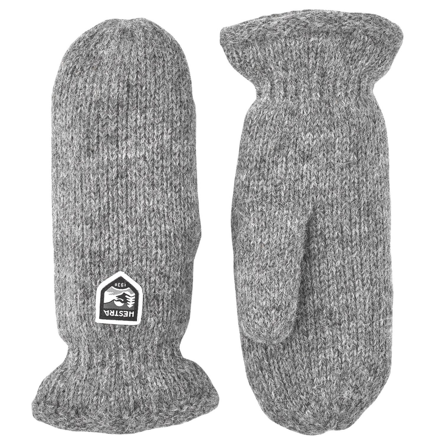 Hestra Basic Wool, luffer, grå Hestra Basic Wool, luffer, grå