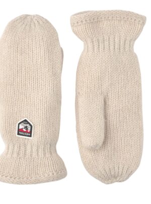 Hestra Basic Wool, luffer, hvid