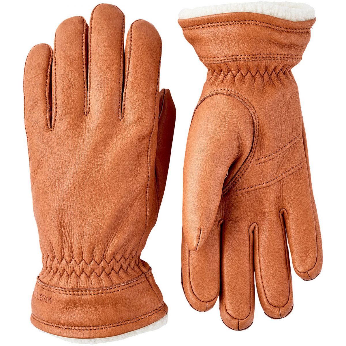 Hestra Buvika Deerskin, handsker, dame, cork Hestra Buvika Deerskin, handsker, dame, cork