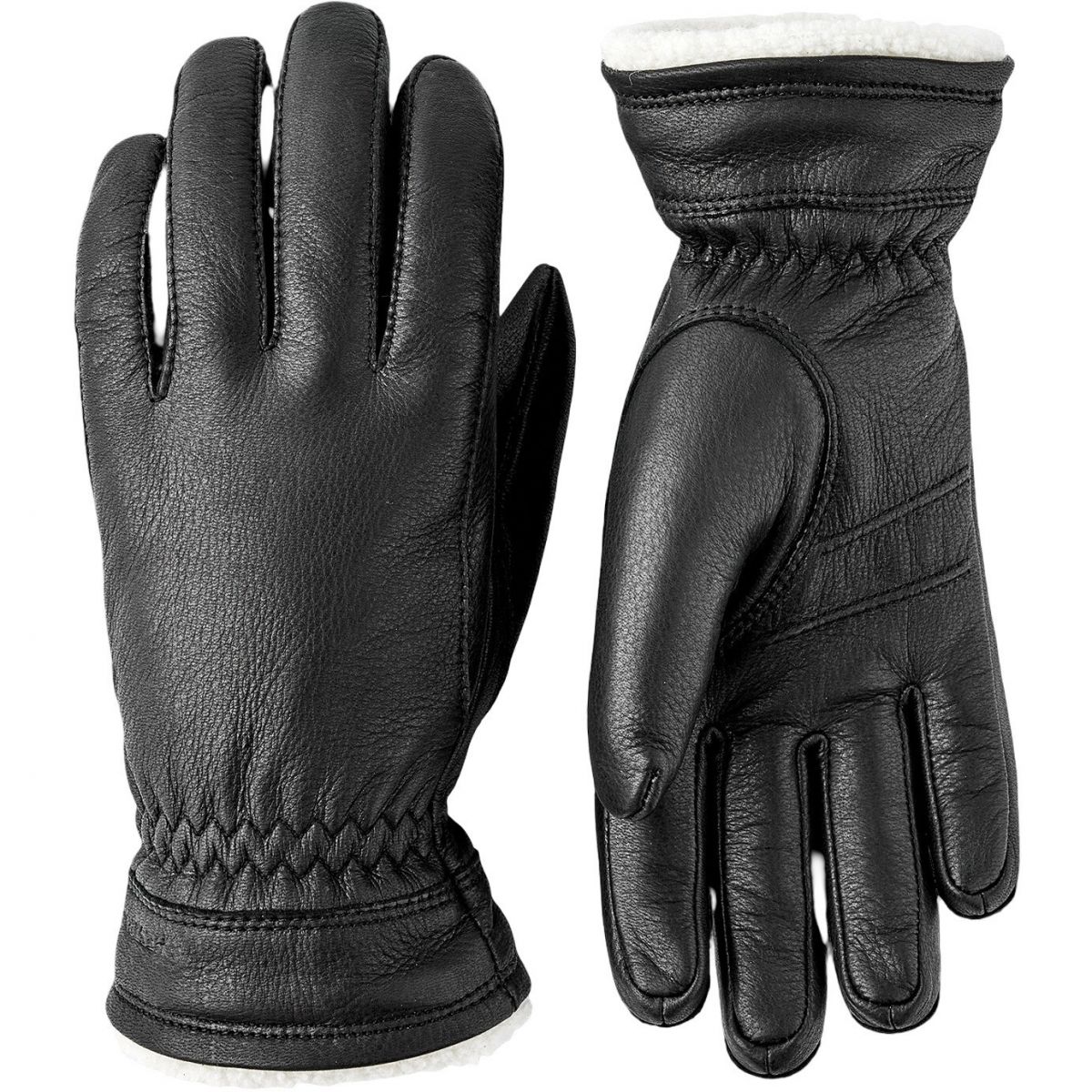 Hestra Buvika Deerskin, handsker, dame, sort Hestra Buvika Deerskin, handsker, dame, sort
